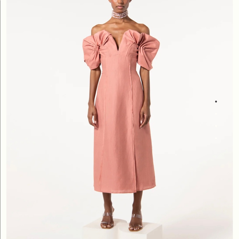 Cult Gaia off the shoulder muna dress